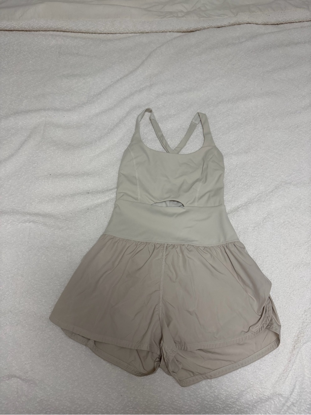 Women’s Beige Active Romper
